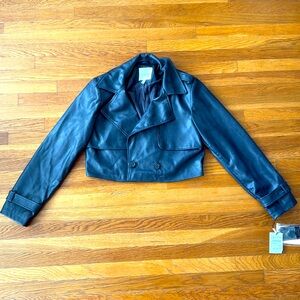 New Faux Leather Jacket Avec Les Filles